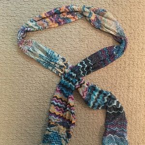 Missoni Viscose Zigzag Woven Scarf